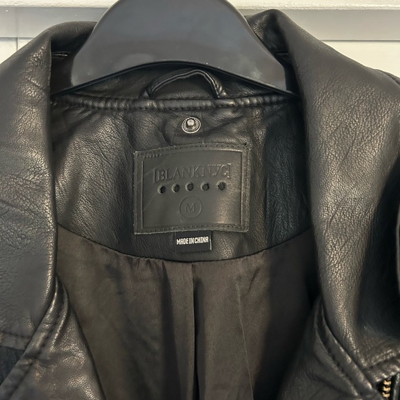 Blank NYC Black Bomber Jacket - Picture 1 of 3